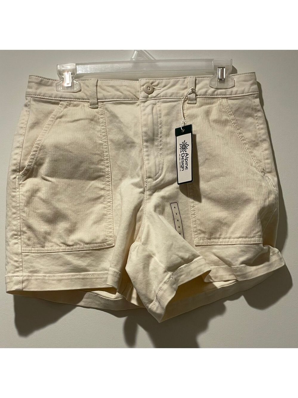 Alpine Design Women's Cream Corduroy Shorts